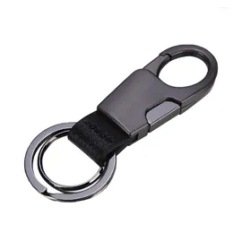 Keychains Keychain Key Rostfri Metal Ring Carabiner Belt Holder Simple Chain Keyrings Pendant Rings Classy Chains Steel Women