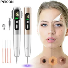 Face Care Devices Skin Tag Remover Laser Plasma Pen Dark Spot Mole Wart Remover Pen Electric Tattoo Freckle Nevus Black Spots Skin Tag Removal 230217