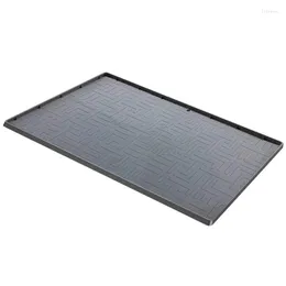 Bath Mats Kitchen Sink Mat 34 X 22 Silicone Drip Tray Raised Rim Drain Hole Design Holds 2 Gallons Of Liquids