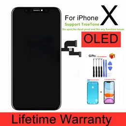 Exibição Original OLED LCD para iPhone X XR XS 11 12 Pro Max 13 Screen Digitizer Assembly Reparo celular Reparação Pantalla Substituição