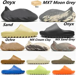 Тапочки Мужчины Женщина Onyx Sand Ochre Bone Vermillion Mineral Blue Flax Pure Sandals Slipper Resin Ararat MX Sand Grey Azure Sulphur Glow Green Enflame Orange Core Shoe
