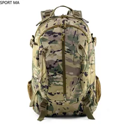 Bolsas ao ar livre 40l Backpack Backpack Bolsa Tática Militar Caminhando Caminhando Rucksack Trekking Camouflage Backpak Daypack do Exército do Exército