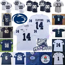 NCAA Football Jerseys PSU Penn Jersey State Football College Justin Shorter Jan Johnson John Reid Shaka Toney Yetur Gross-Matos Trace McSorl