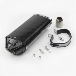 Car Dvr Motorcycle Exhaust System Muffler Escape 51Mm Carbon Fiber Tip Pipe For Zx6R Zx636 Cbr1000Rr Cbr600Rr Drop Delivery Mobiles Mo Dhn5Z