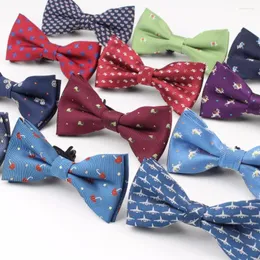 Bow Ties Style Plaid Children Bowtie Polester Bowties Dzieci dzieci