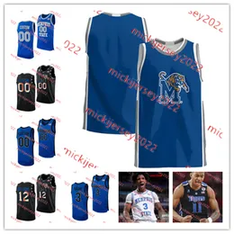 College-Basketball trägt individuell genähtes Basketballtrikot der Memphis Tigers – Herren Chandler Lawson Kaodirichi Akobundu-Ehiogu Jahmar Young Jr. Johnathan Lawson Ian