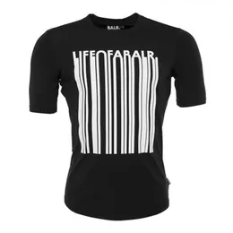 2017 Men Balr T-shirt T-shirt Homme katoenen merk Kleding Balred Tops Letter Afdrukken Ronde bodem Fitness T-shirt Euro-maat T-SH247J