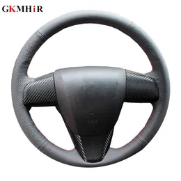 Steering Wheel Covers Artificial Leather Car Cover For Old 3 5 6 2003-2023 Special Hand-stitched