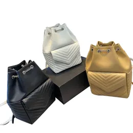 Designer Bucket Bags Women Handbags Purses Double Shoulder Genuine Leather Tote Lady knapsack Binding Envelope bag 29cm