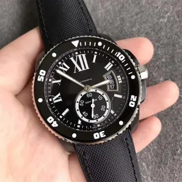 42mm 자동 남성 시계 남성 손목 시계 방수 WSCA0011 최고 품질 에디션 브레이슬릿 고무 스트랩 Orologio Di Lusso Fashion W259D