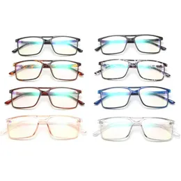 Zonnebril Mode Bril Vrouwen Mannen Optische Brillen Persoonlijkheid Dubbele Beam Brillen Unisex Rechthoek Frame Anti-Uv SpectaclesSungl