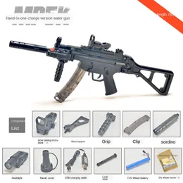 MP5 Gun Toy Paint Ball Boll Burst Automatic Water Gel Blaster Adultos Crian￧as Toys Game CS Rifle Rifle Shoot Gun For Boy