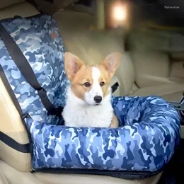 يغطي مقعد سيارة الكلاب حامل سفر آمن للكلاب تفكيك غسل تصميم غطاء قفص إسفنجي مريح وليس سلة تشوه سهلة