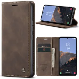 Lyxtelefonfodral f￶r Samsung A14 A34 A54 A04 S23 S22 A13 A53 A73 A23 A22 A32 5G Wallet Magnetic Leather Caseme 013 Case Fundas