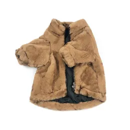 Roupas de c￣o de estima￧￣o Casa de estima￧￣o de pel￺cia grossa Teddy Schnauzer Chihuahua Costume de animais de estima￧￣o Spring Autumn Dog Clothing174U