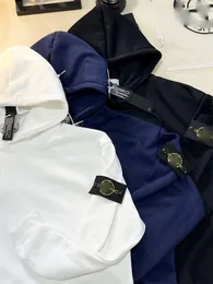 メンズパーカーデザイナーメンズ長袖ジャンパー薄手の春と秋の季節、シャツ付きさまざまな色の純粋な綿のパーカーレタースウェットシャツフリースサイズS-XL 2