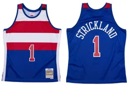 Maglia personalizzata Rod Strickland S-6XL Maglia Mitchell Ness 1996-97 Mesh Hardwoods Classics maglie da basket retrò Uomo Gioventù 1