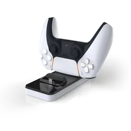 PS5 Контроллер зарядка стенда PS5 Double Seater Charger PS5 Беспроводной контроллер Mini USB -порт зарядное устройство Dropshipping