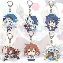 Nyckelringar kantai samling nyckelchain man akryl nyckelkedja kvinnliga innehavare söt par keyring anime ring bröllop zink legering llaveroskeychains