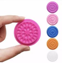 Make -up -Bürsten 1000 Stück Leichter Gewichtskleberhalter Tablett Einweg Wimpernpalette Plastikverlängerungmakeup