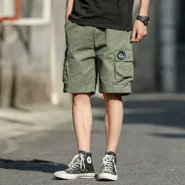 Men's Shorts Vintage Shorts Men Casual Streetwear Pants Solid Green Shorts for Men Summer Daily Outdoor Office Mens Clothing with Big Pocket J230219