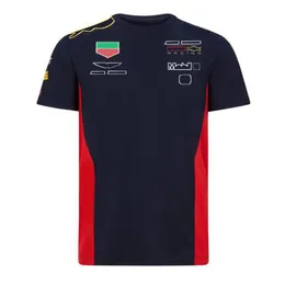 F1 T-Shirt-Landed Racing Suit T-Shirt Takım Tarzı Takım Tekdüzen Hızlı Kurutma ve Nefes Alabilir Kısa T-Shirt Özelleştirilmiş268f
