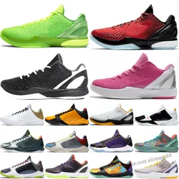 Mamba kobe 6 Mens Basketball Shoes Zoom Protro Prelude Mambacita Grinch Think Pink 5 Alternate Bruce Lee Del Sol Big Stage Lakers 8 24 sports trainers sneakers