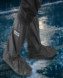 1PAIR BOOT COVER NONSLIP غير قابل لإعادة الاستخدام مقاوم للماء دراجة دراجة أمطار أحذية الأمطار الغلاف للجنسين للحماة الثلجية الممطرة 2204272705435