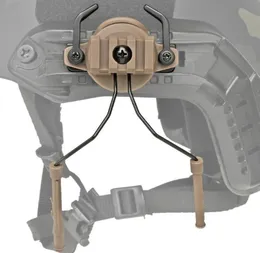 전술 액세서리 빠른 레일 마운트 헬멧 헤드셋 어댑터 홀더 세트 360 회전 서스펜션 브래킷 헌팅 액세서리 6581017