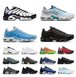 Airmaxs Laufschuhe M￤nner TNS Schuh-Sneaker Mint gr￼ne Akzente Hyper Jade Blue Fury Metallic Silber Traube Sportspr￼hfarbe Designer TN plus l￤ssige Schuhe 40-46