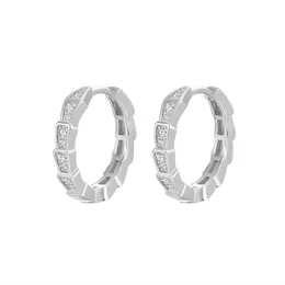 Nova moda prata esterlina studs brilhante ouro diamante romântico brincos moda senhoras brincos de argola