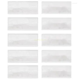 Party Decoration 10pcs Rectangle Clear Acrylic Place Cards For Wedding Blank Guest Table Seating Drop