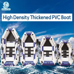 inflatable boat 0 9MM PVC fishing boat 3 layer laminated wear-resistant Air kayak rubber Rowing for Outdoor Fishing Sports2586