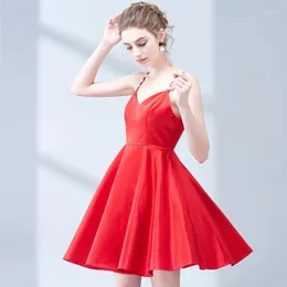 Party Dresses Cocktail Knee Length 2023 Short Formal Gown Spaghetti Strap Sleeveless Robe Coctail Suosikki