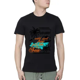 Herr t-skjortor surfa och brädfans speciellt havets sommar casual streetwear o nack t-shirt