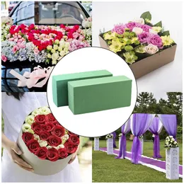 Dekorativa blommor kransar 1 st diy blommor skum tegelblommor förpackning ordna blommor lera blommor styrofoam block för blommor arrangemang hantverksmaterial