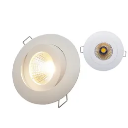 Downlights Lonsonho LED COB Downlight 8W warme weiße weiße dimmbare Stelle Plafond Küchendecke