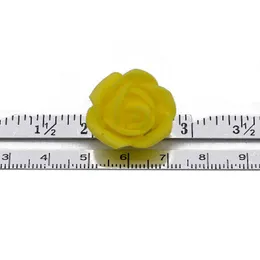 Dekorative Blumenkränze, 50 Stück, 2 cm, Mini-Schaum-Rosen, künstliche Blumenköpfe, DIY-Handwerk, dekorativer Kranz, Weihnachten, Hochzeit, GIF-Box-Dekoration, T230217