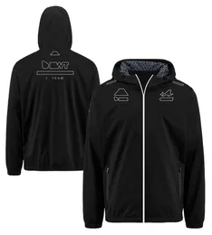 2023 F1 Толстовка с капюшоном Формула 1 Толстовка Motorsport Team Uniform Мужская куртка с капюшоном на заказ F1 Racing Куртки на молнии Windbr2773