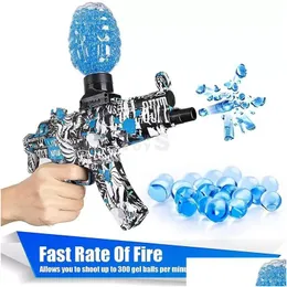 Gun Toys Mp5 Ak M4 Toy Electric Matic Gel Ball Shockwave Cs Fighting Outdoor Games Adt Boy Shooting Drop Delivery Gifts Model Dhdzj
