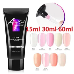 Nail Gel 15Ml 30Ml 60Ml Crystal Extend Uv Extension Builder Led Art Lacquer Jelly Acrylic Drop Delivery Health Beauty Dhvkd