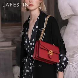 Abendtaschen LA FESTIN Mode Luxus Frauen Handtasche Hohe Qualität Temperament Oneshoulder Messenger Bag Klassische Kette Leder Nische 230220