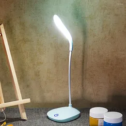 Lampy stołowe przenośna lampka biurka USB Elastyczne wąż LED Studenci
