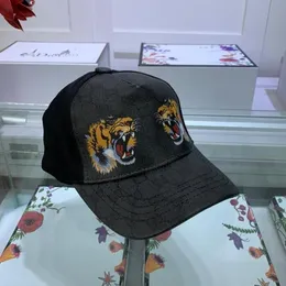 2023 Designers Mens Baseball Caps Brand Tiger Head Hats Bee Snake Hafted Bone Men Men Kobiet Casquette Sun Hat Gorras Sports Mesh Cap 8sly