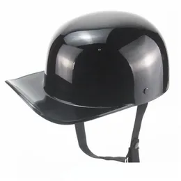 Motorcykelhjälmar Vintage Bandit Gang Baseball Cap Helmet Duck toppade halva Casco Demoto Drop Delivery Mobiles Motorcyklar Accessorie Dhwel
