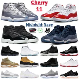 top quality Casual Shoes Jumpman 11 11s Basketball Cool Grey Cherry Heiress Pure Platinum Bred High Cement University Blue Citrus UNC Win Like Womens Mens