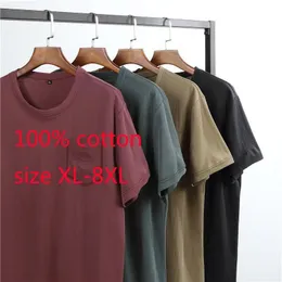 رجال القمصان وصول الأزياء سوبر كبير الصيف الأكمام القصير القصيرة O-neck tshirt الرجال بالإضافة إلى الحجم xl 2xl 3xl 4xl 5xl 6xl 7xl 8xlmen '