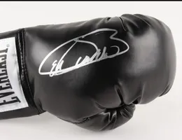 Canelo Alvarez ADRIEN BRONER Mike Materials Signed Autograph signatured Autographed auto boxing gloves