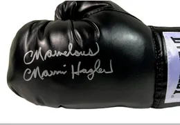 Marvelous Marvin Hagler JUAN MANUEL MARQUEZ Saul Canelo Alvarez Materials Signed Autograph signatured Autographed auto boxing gloves