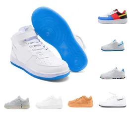 2023 Kids Force 1 scarpe da skateboarding per scarpe da skate sneaker giovanile sneaker sneaker pour enfants sport chausures adolescenti di taglia 25-35